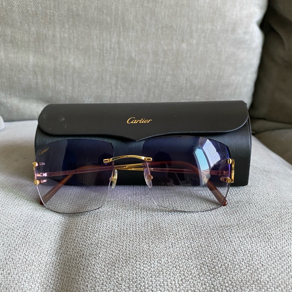 Red tint Cartier glass/shades